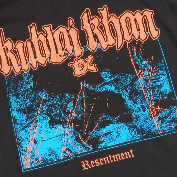 Kublai Khan TX 'Resentment' LS Shirt • Black • Small • Hardcore/Metalcore • RARE - Picture 2 of 9